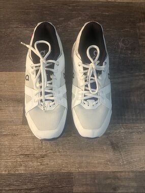 On  Running x Roger Federer Sneakers White Blue Tennis Shoes, Women's 8
